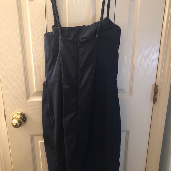 Adrianna Papell Dark Blue Mother-In-Law Dress - Picture 3 of 8